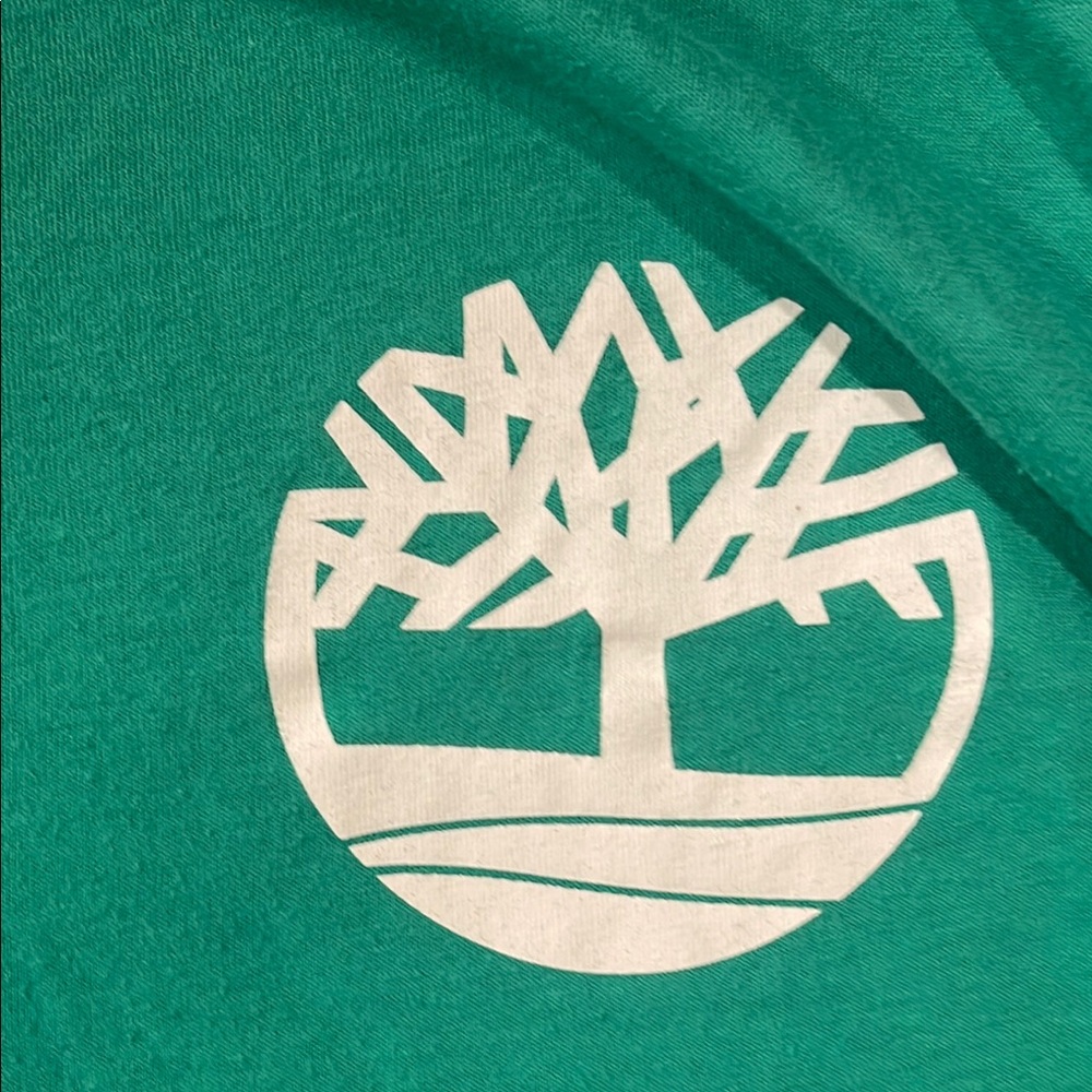Green Timberland Kids Long Sleeve Tees Shirt - Picture 3 of 5